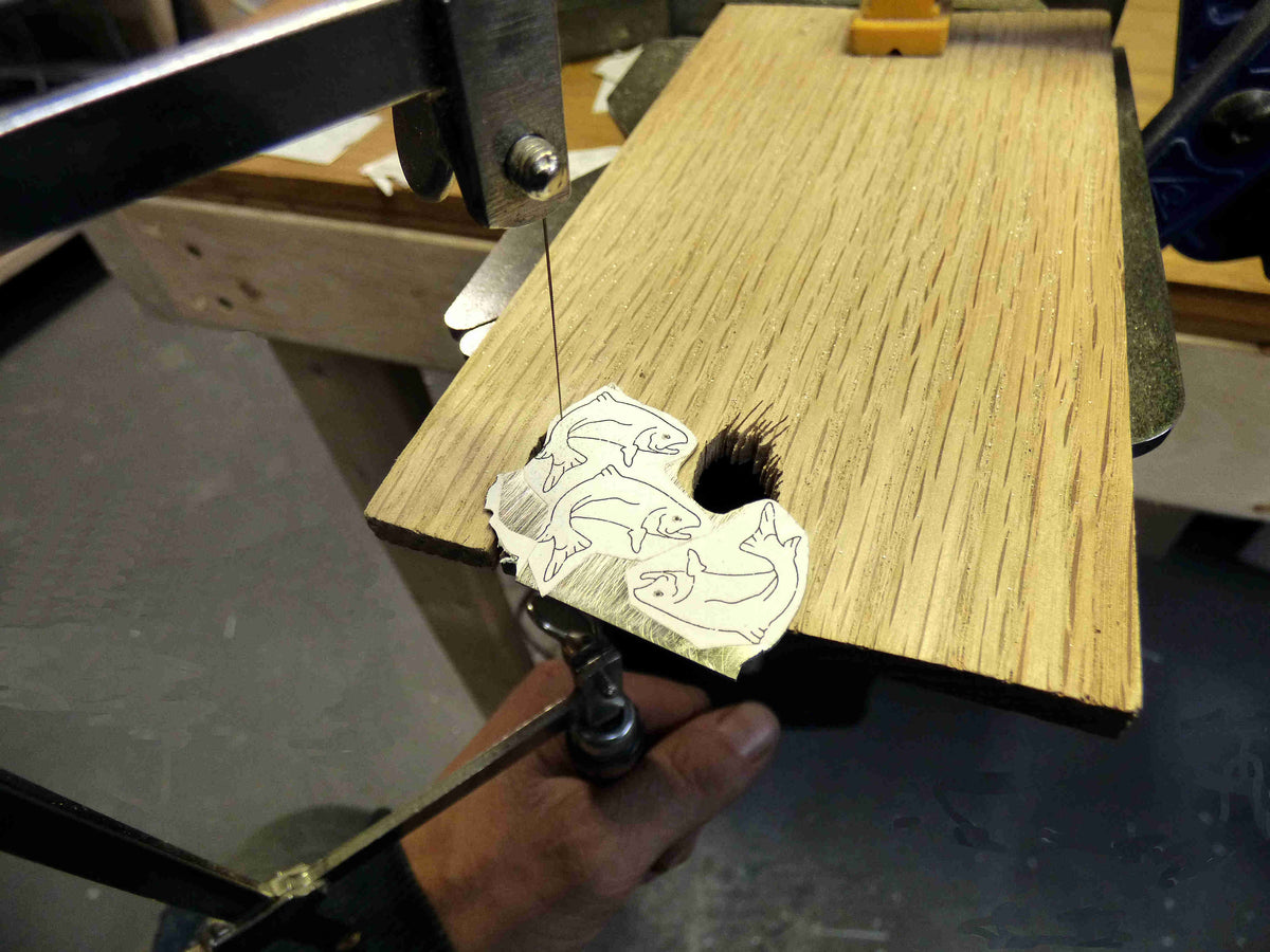 Quality knives with hand sawn sterling silver inlay designs – Silver ...