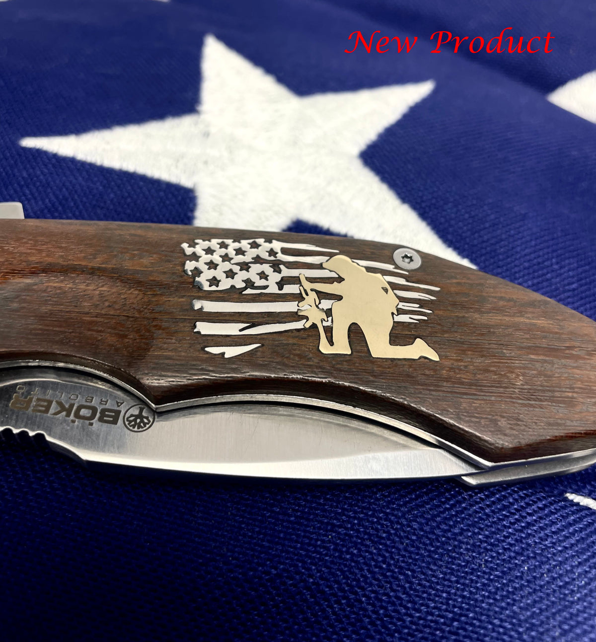 Quality knives with hand sawn sterling silver inlay designs – Silver ...